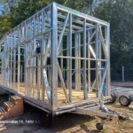 Vázszerkezet - 8*2,5 méter, 25 m2, 1 galériás