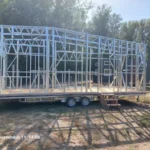 Vázszerkezet - 8*2,5 méter, 25 m2, 1 galériás